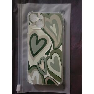 iPhone 13 case Green Heart